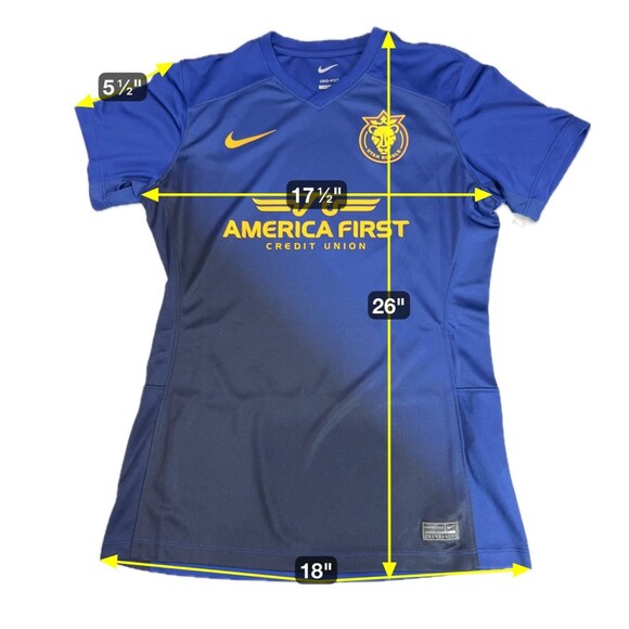 Nike Utah Royals Soccer Jersey NWSL women’s Small 2024 Stadium Primary NEW - Picture 2 of 8